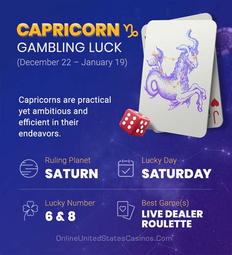 capricorn lucky days to gamble|is today my lucky day.